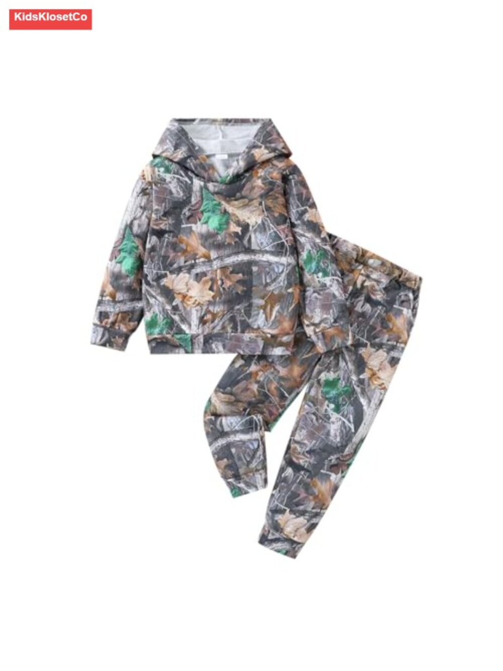 Toddler Boy Plaid Bear Hoodie Patchwork Pants 2PC Outfit Set